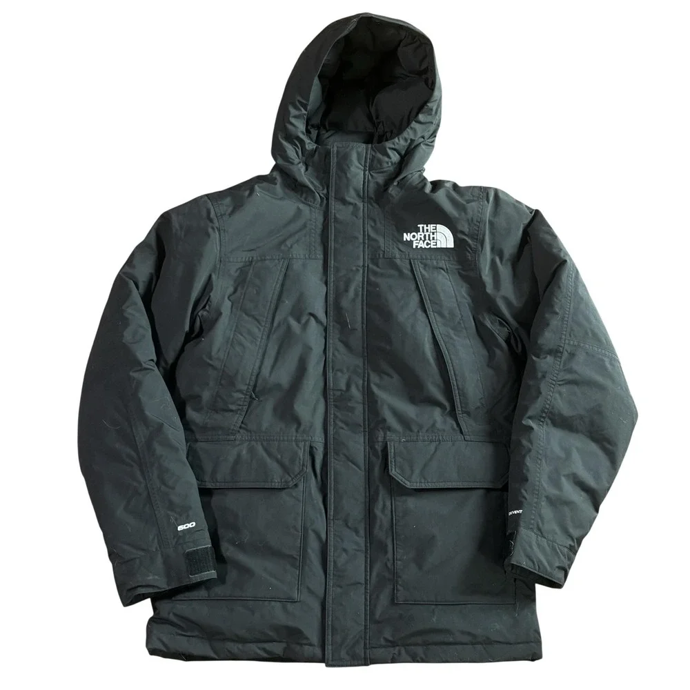 The North Face Jacket Mens Small Black Down DryVent 600 Hooded Parka NF0A5GJF
